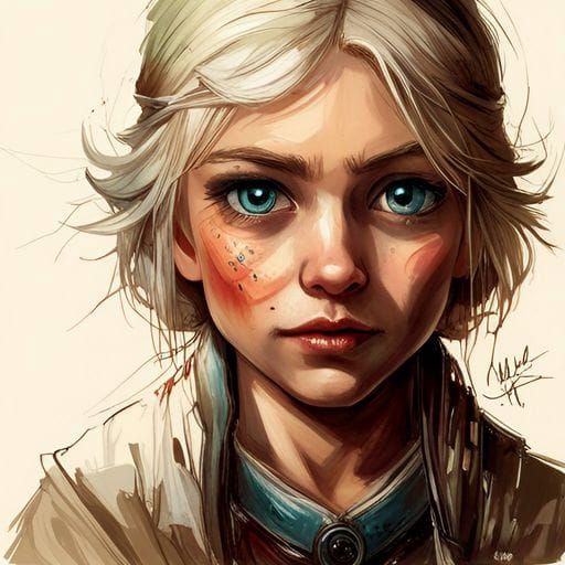 AI Image of Ciri