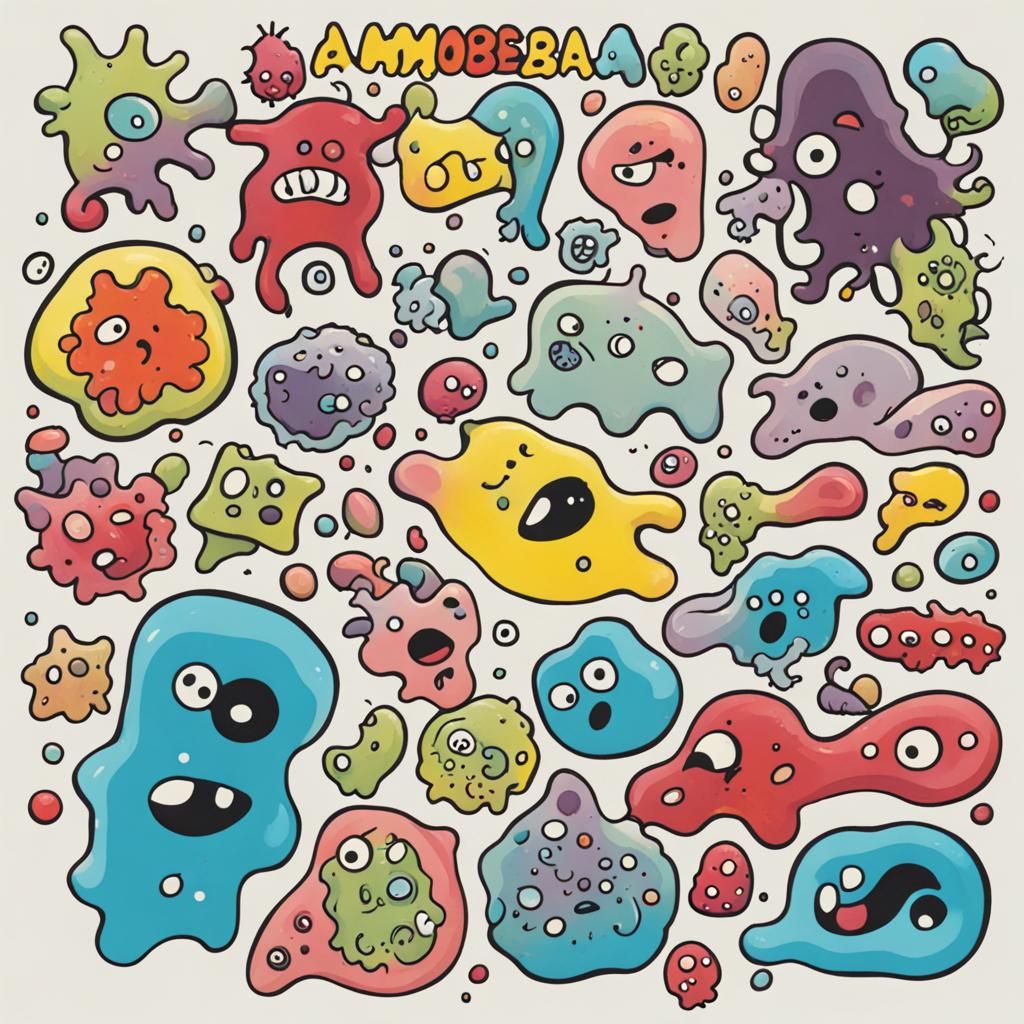 Amoeba Party: Microscopic Celebration
