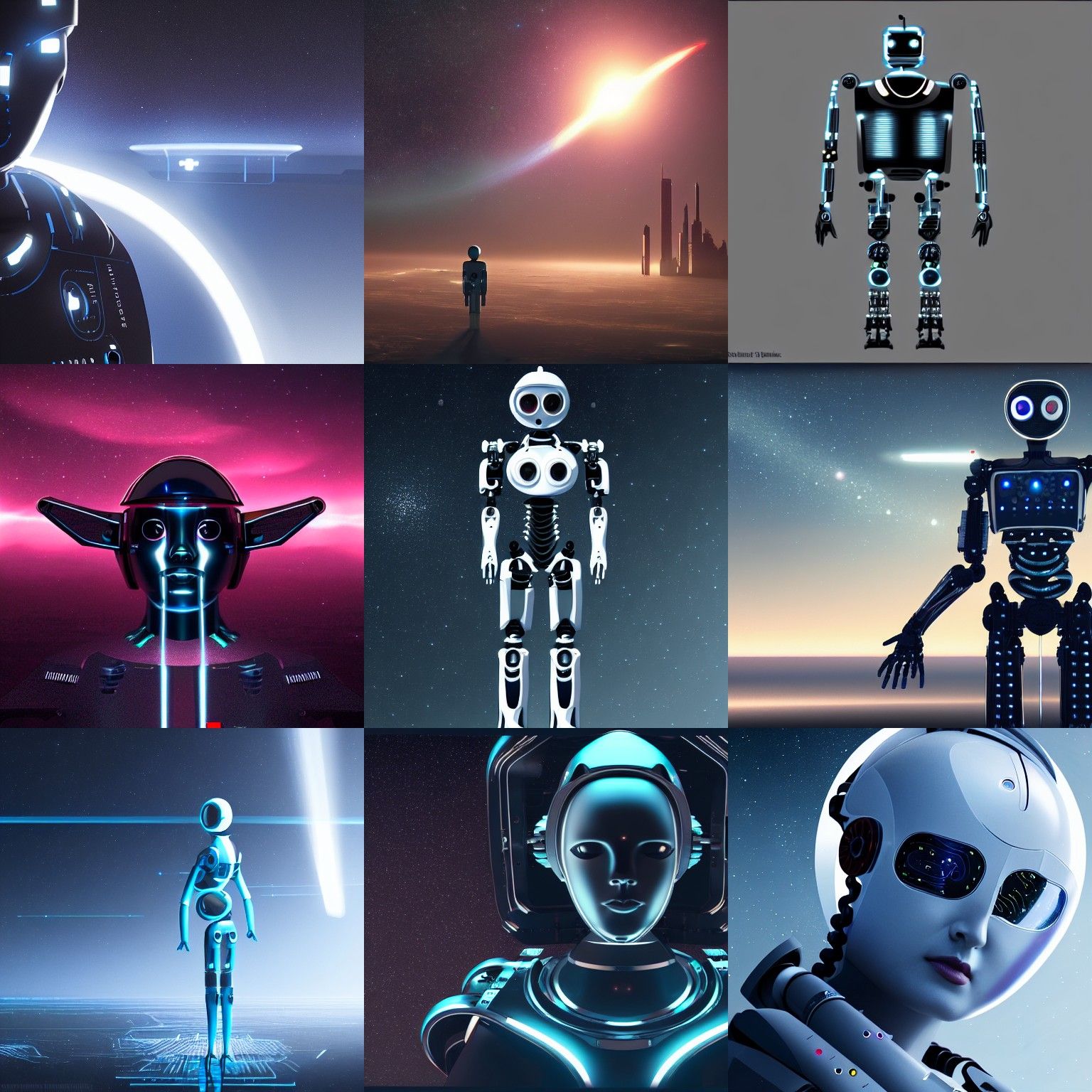 Stars and Robots: A Sci-Fi Concept Art