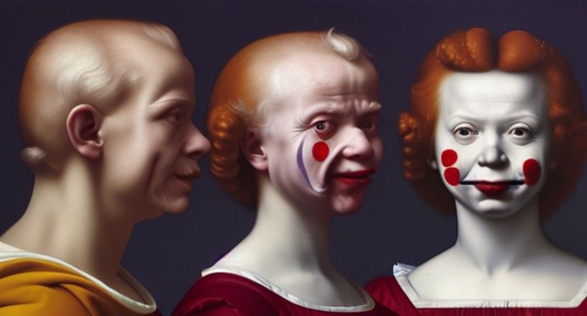 Conjoined Triplets: Ronald McDonald and Alfred E. Neuman