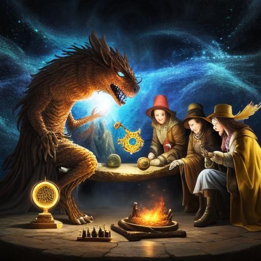 Mystical 3D Render of Magical Artifacts