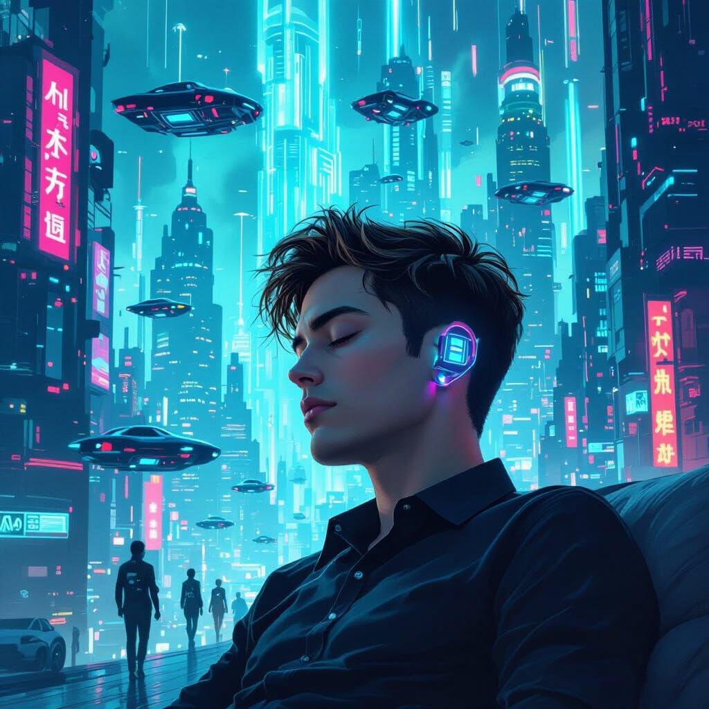 Sleeper Dreaming of a Cyberpunk City