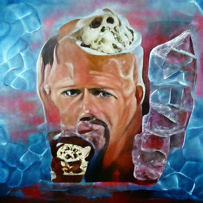 Cyberpunk Cityscape at Night with Neon Lights