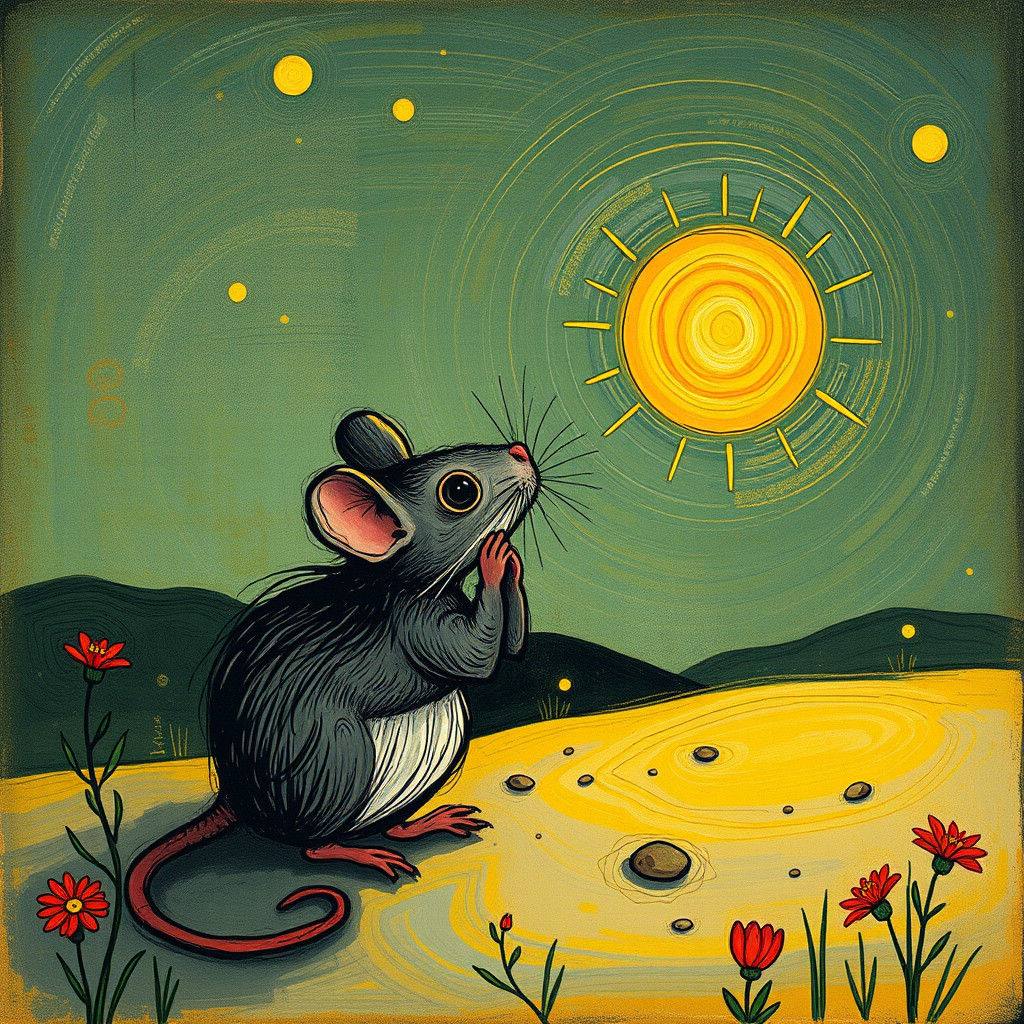 Doodle Mouse in a Whimsical World