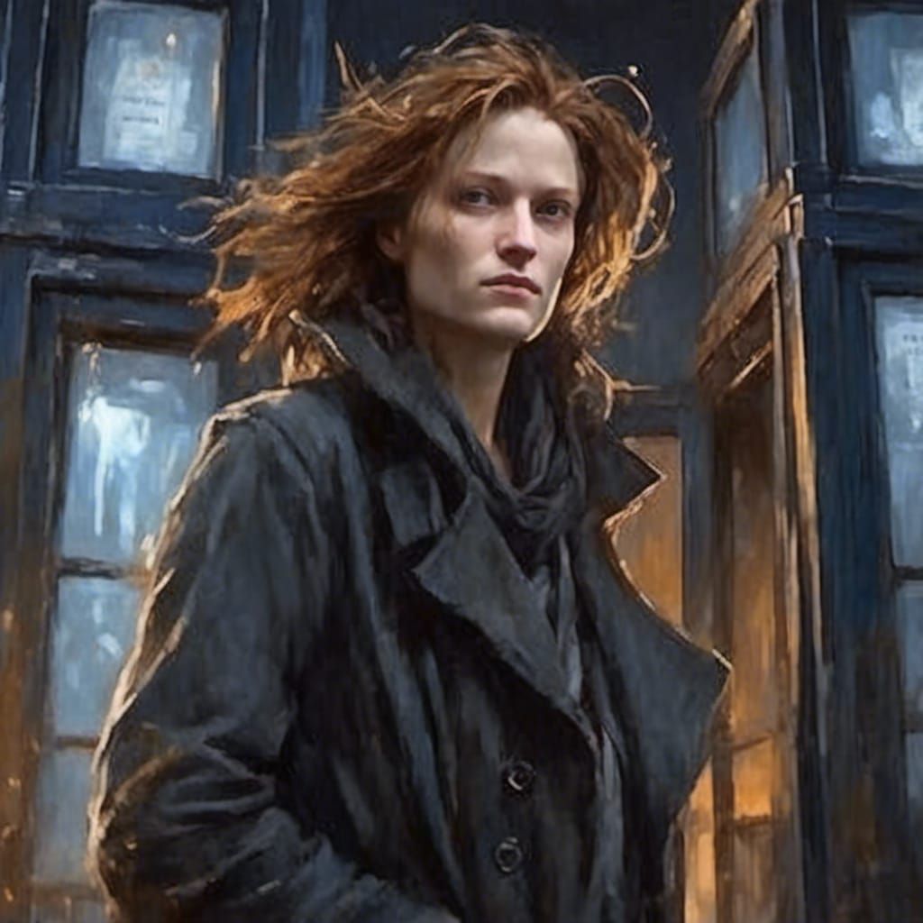 Doctor Who Tardis Fantasy Art in Unreal Engine 5