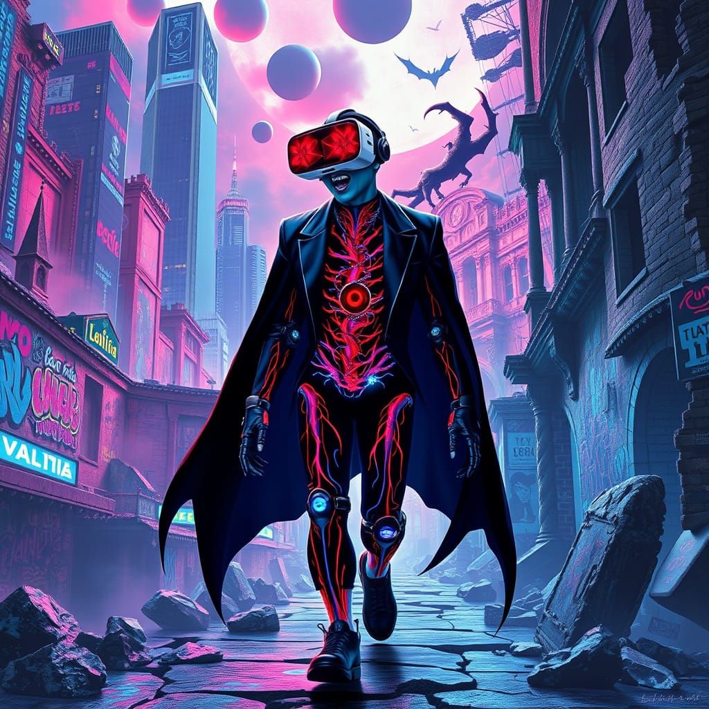 Vampire in Virtual Reality World