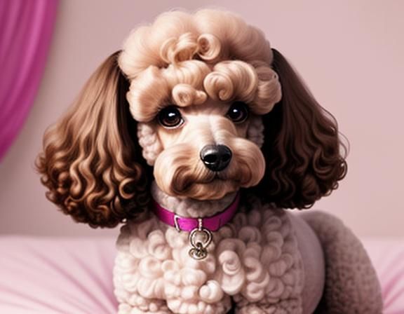 Adorable Poodle Portrait