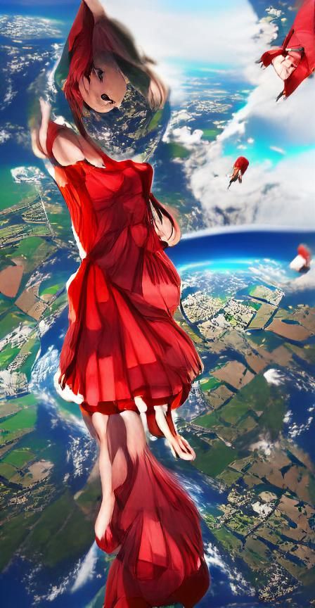 Woman's Reality Fabric Gown