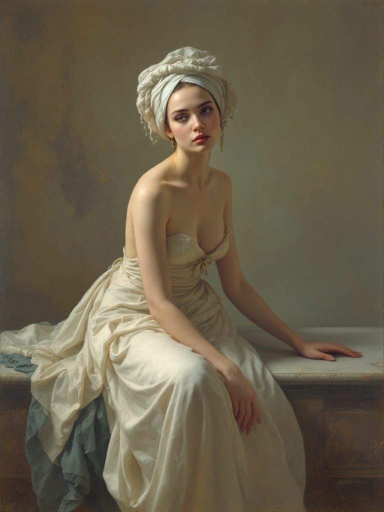 Dutch Golden Age Realism Portrait in Luminous Atmosphere