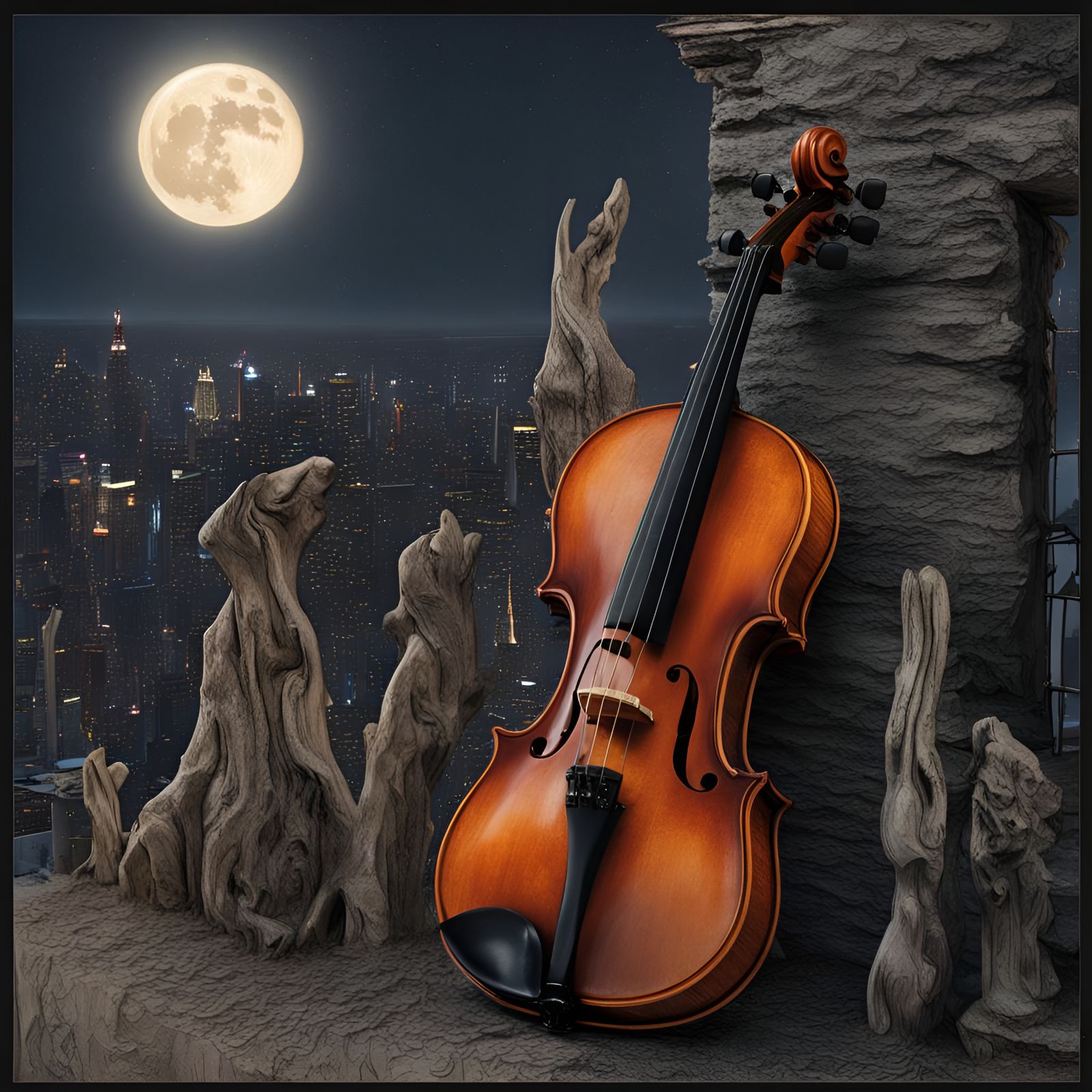 Violins Howling in the Night