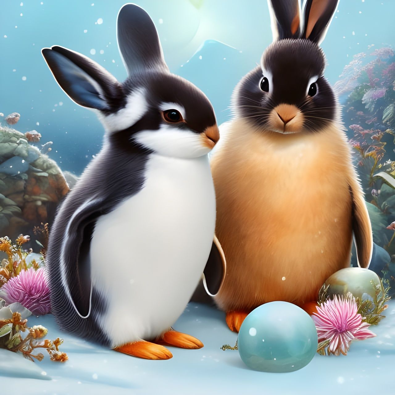 Rabbit + penguin hybrid (can you name it?)