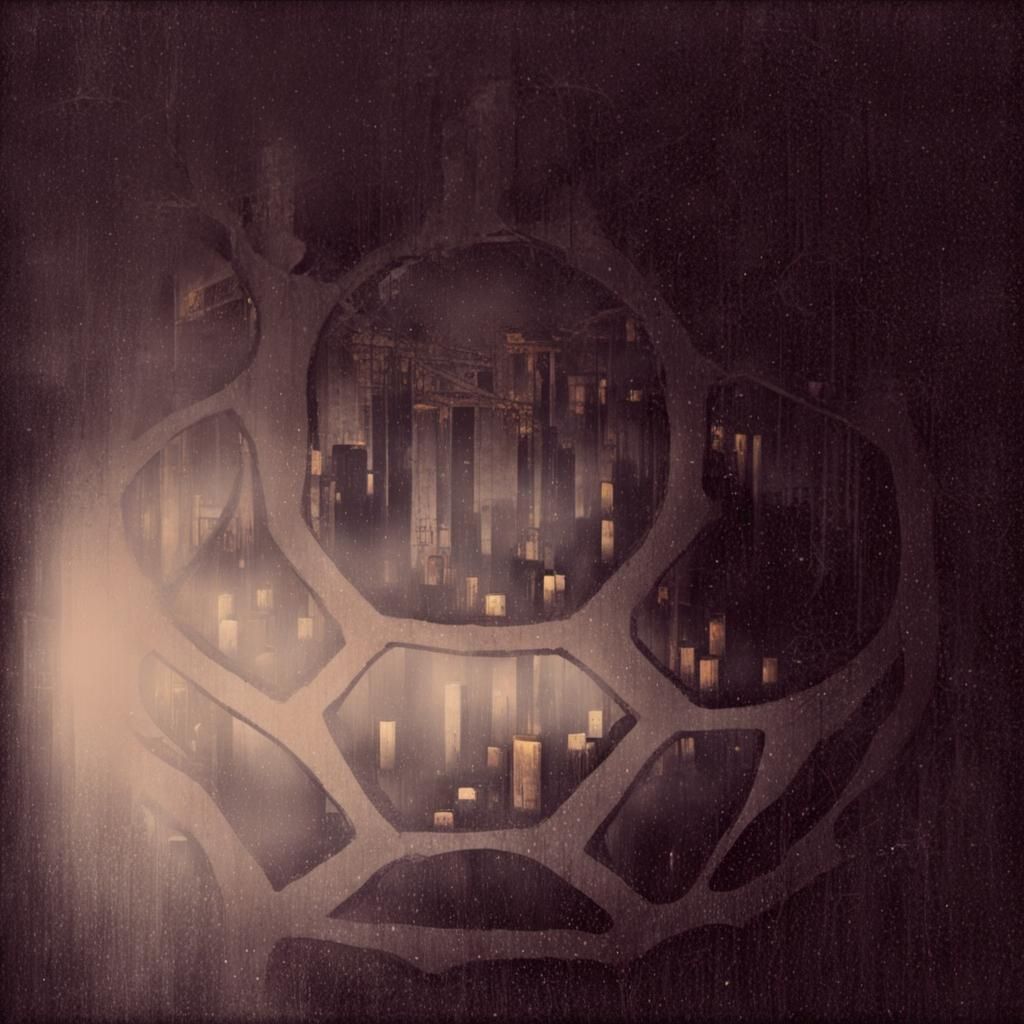 Ethereal Shadow Being in Comforting Darkness