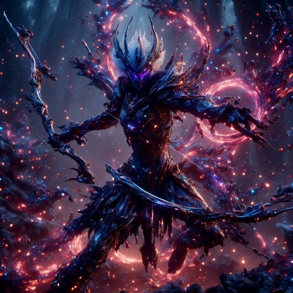 Dark Elf Male in Battle: Fantasy Concept Art