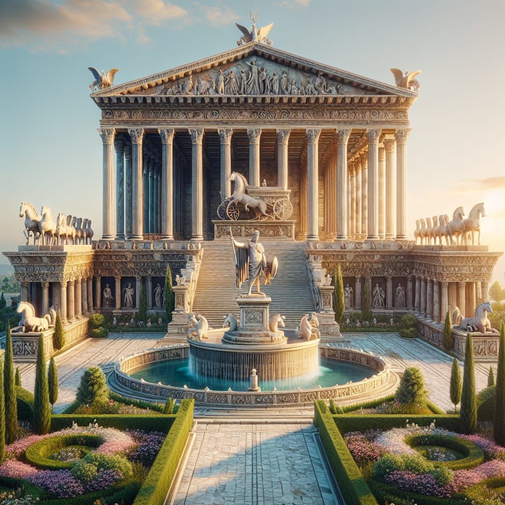 Mausoleum of Halicarnassus: Architectural Masterpiece in Sun...