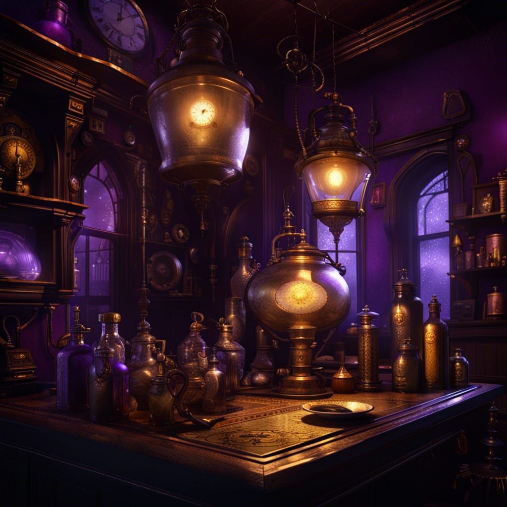 Arsenic and old lace....the alchemy shop