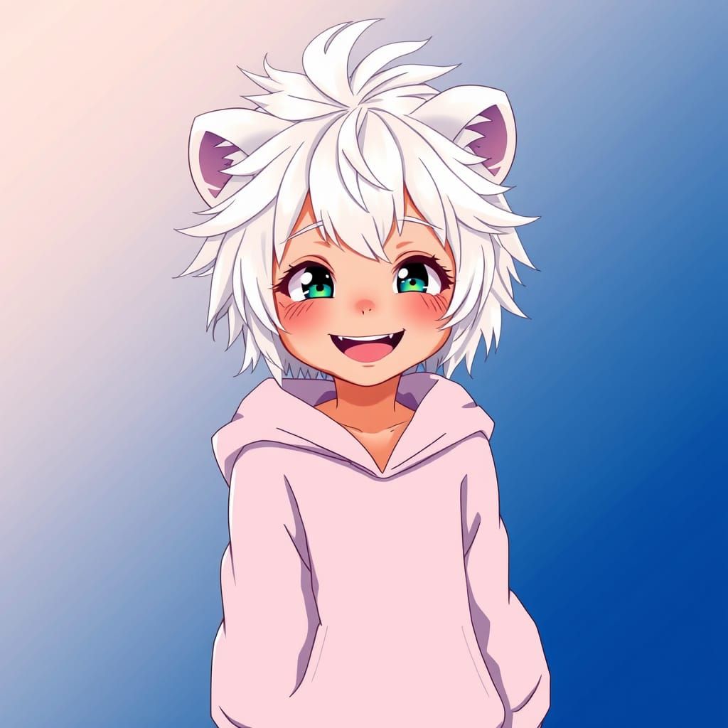 Manga-Inspired Lion Girl with Cinematic Lighting