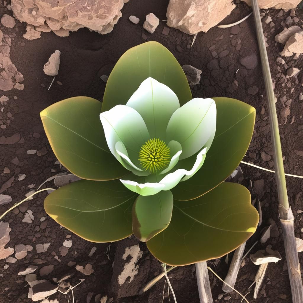 O'Keefe Inspired Archaeological Plants