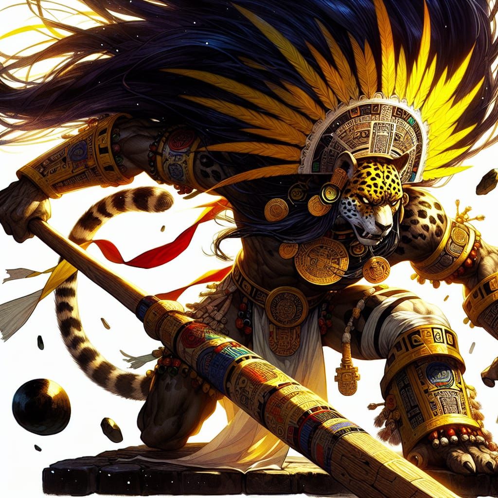 Aztec Jaguar Ocēlōpilli