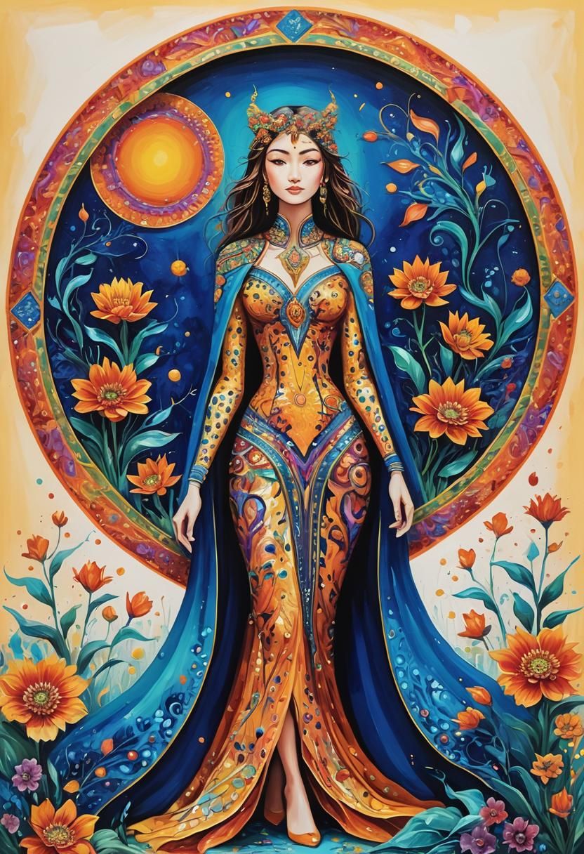 Vibrant Abstract Painting