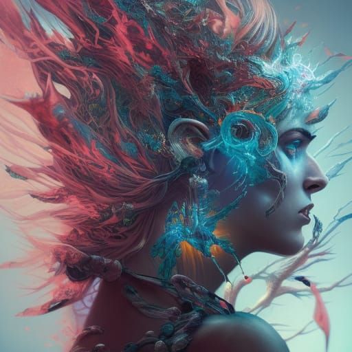 Dark Fantasy Warrior in Hyper-Realistic Digital Art