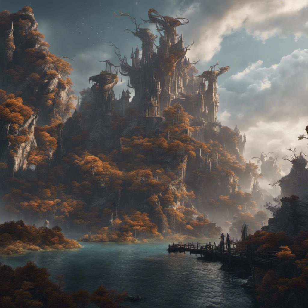 Evolving Disabled Lands: Fantasy Concept Art