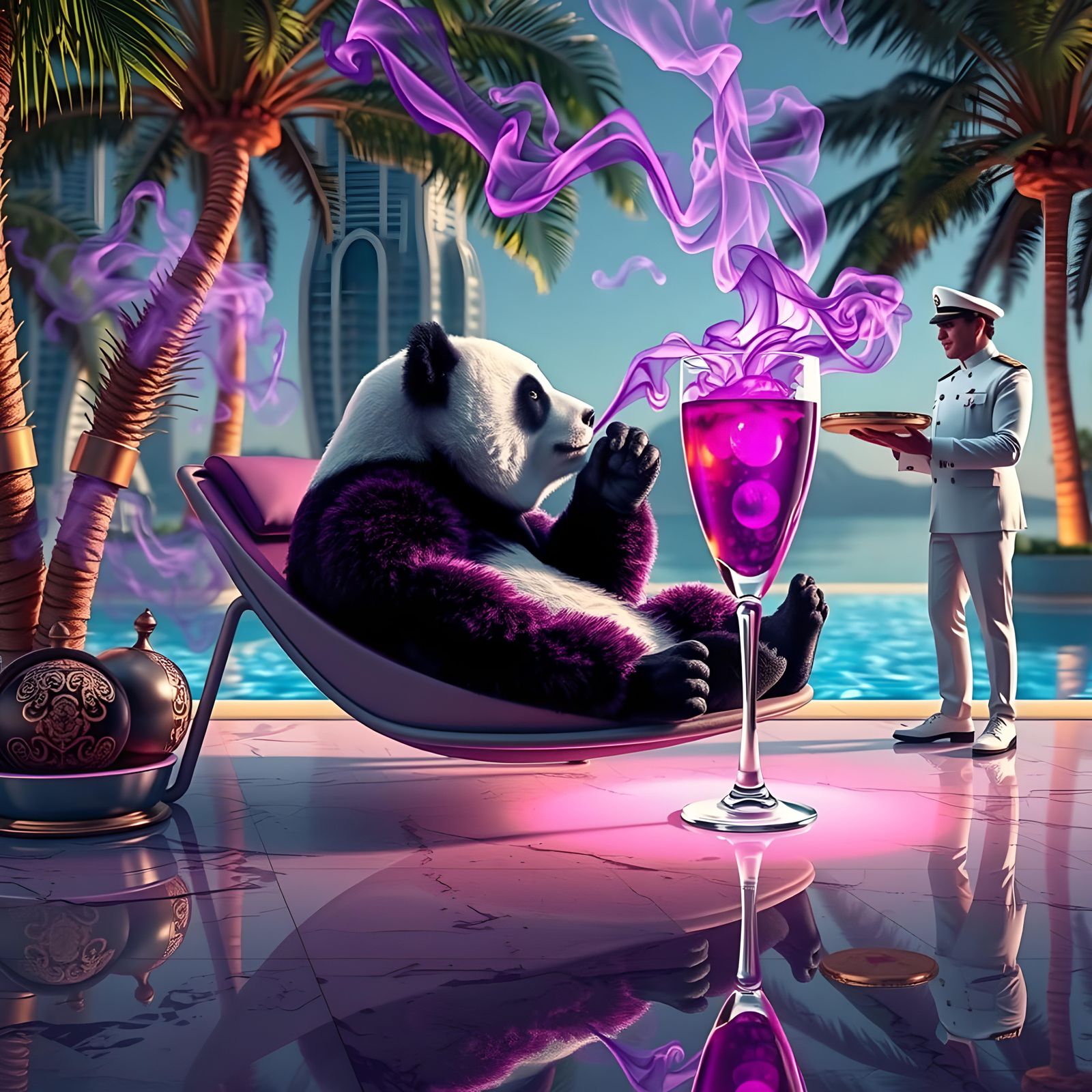 Drunken panda's sucking down a ethereal skooma
#drunk-panda  #khajiit-skooma  #ethereal-skooma