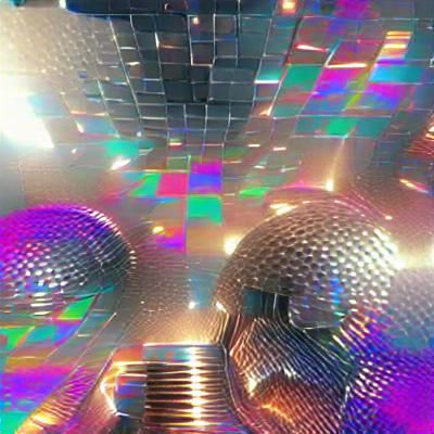 Dynamic Light Burst in Abstract Composition