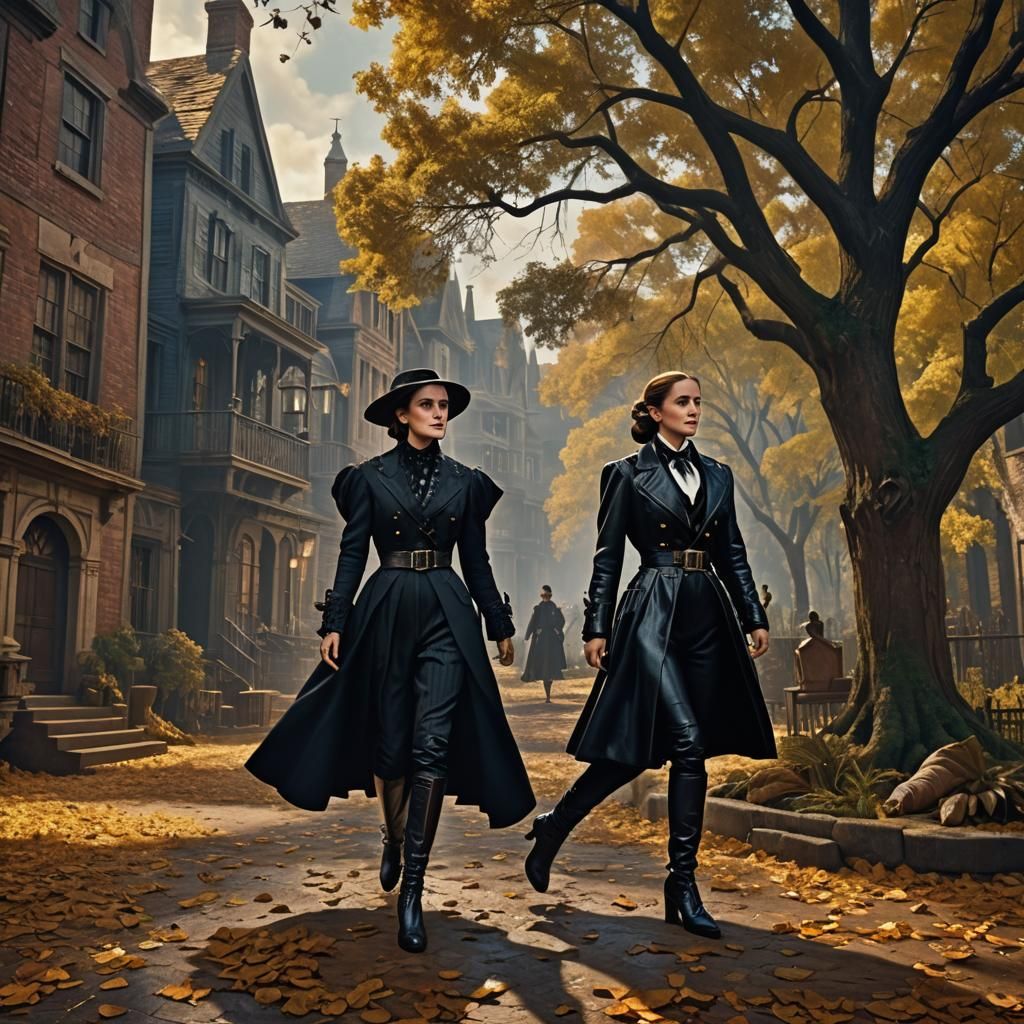 Gothic Finery: Actresses in a Classic Scene