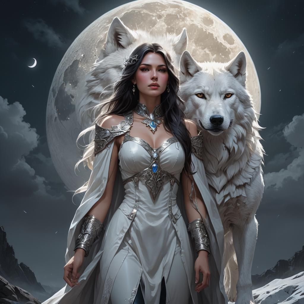 Wolf Queen: More beautiful than the Moon.