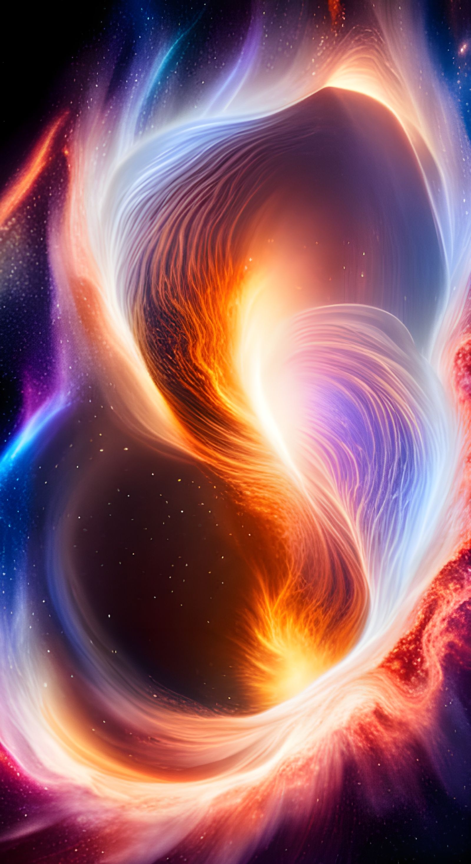 White hole new universe birth concept