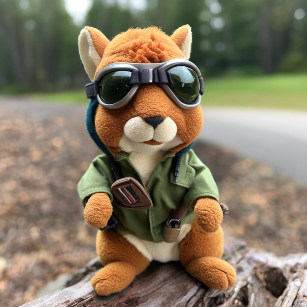 Fighter Pilot Squirrel