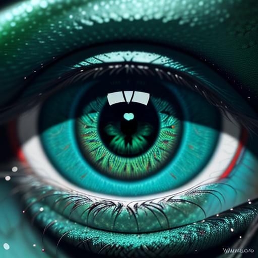 Dragonfly Eye Macro Photography in Fine Art Style