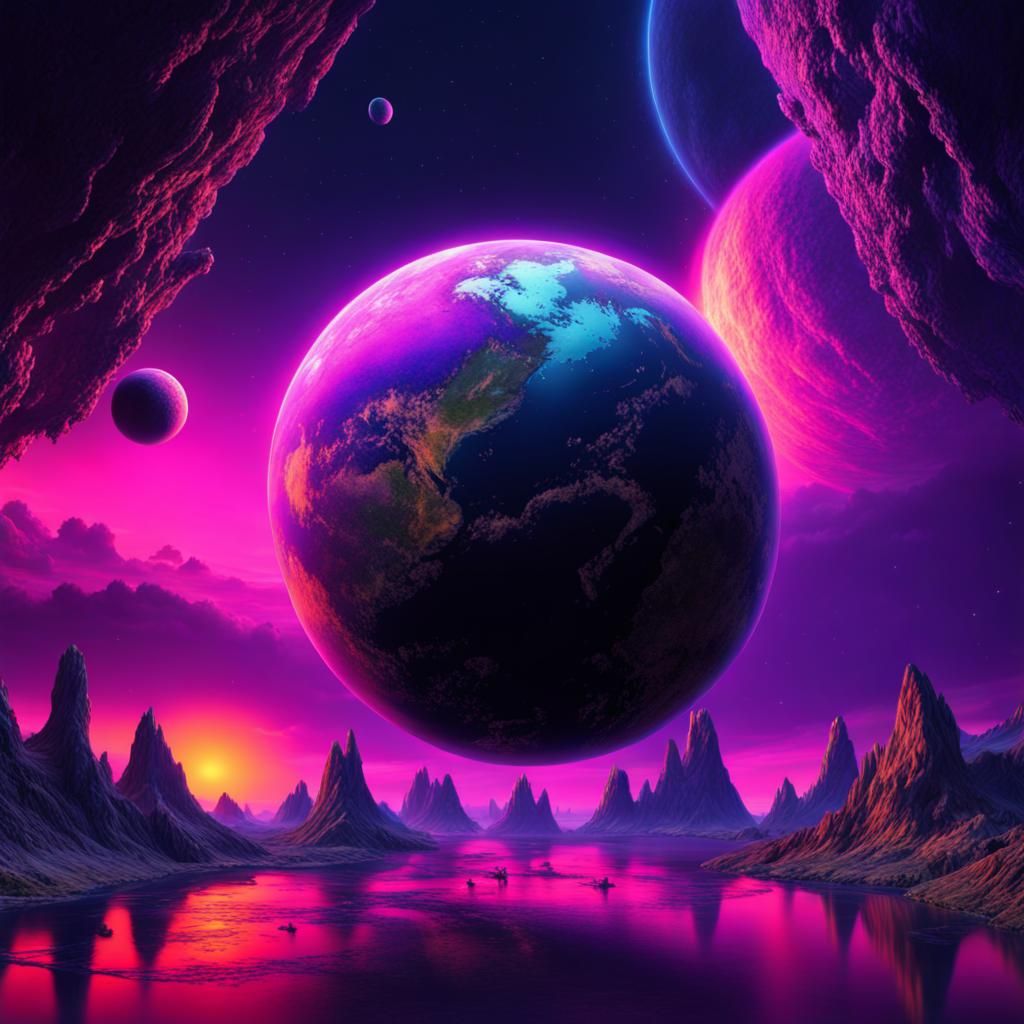Black Light Paradise: An Earth-Like Planet
