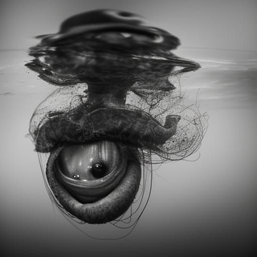 Brutalist Parasite Squid Portrait by Lee Jeffries