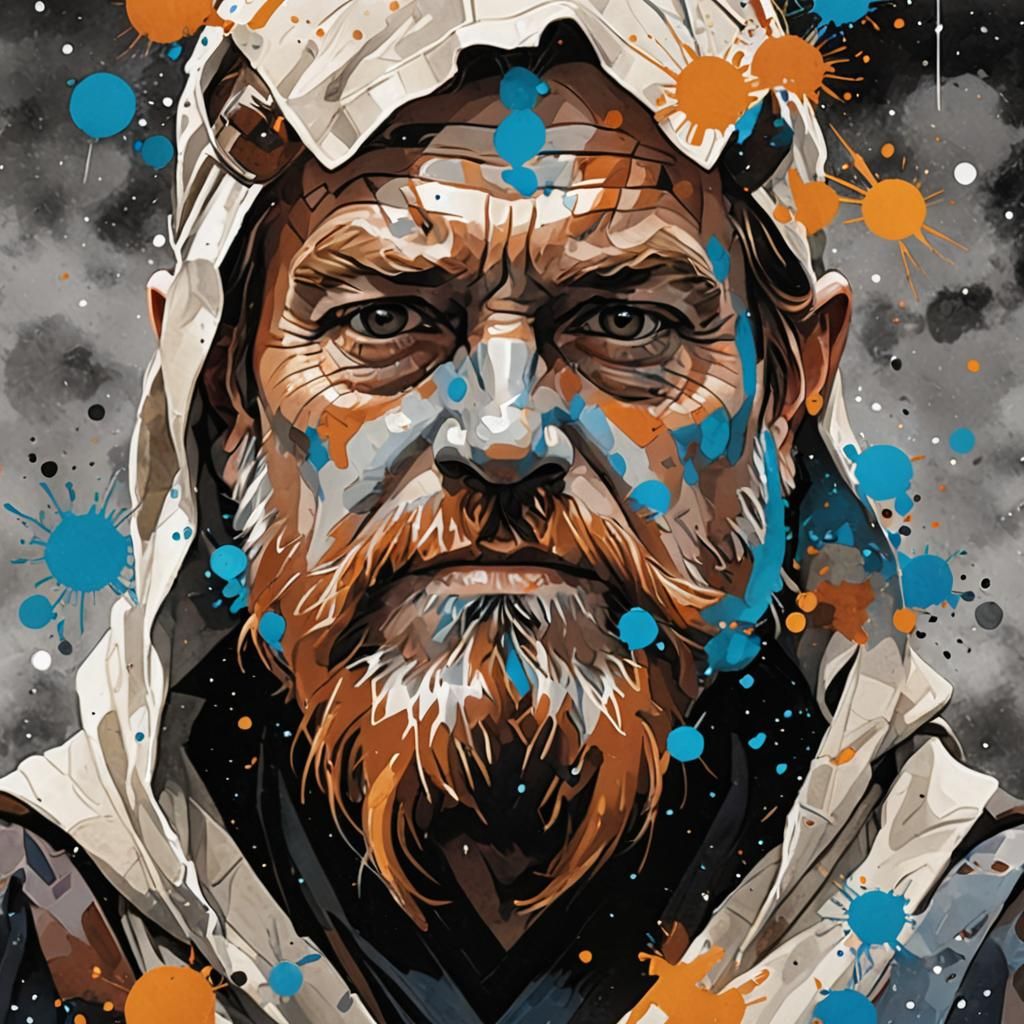 Stylized Portrait of Obi-Wan Kenobi