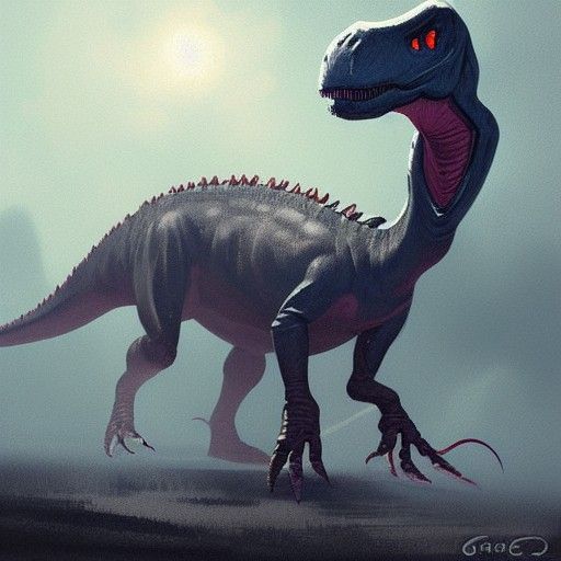 Sinister Dinosaur Artwork