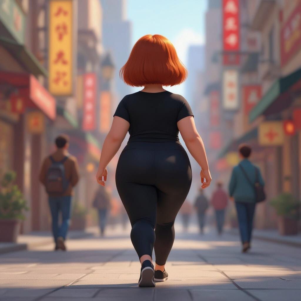 Mei Lee in Pixar Disney Animation Style