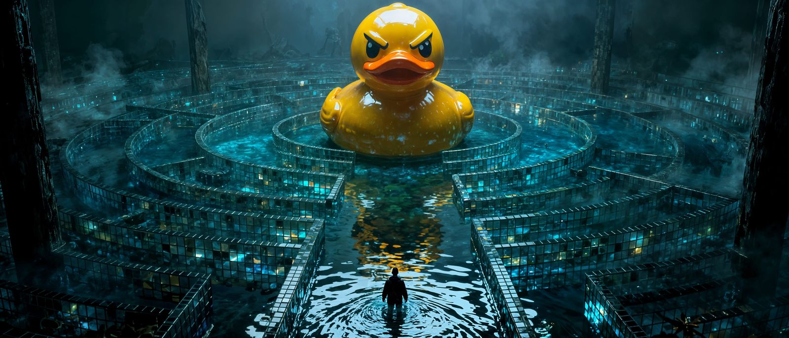 Giant Rubber Duck Labyrinth in Unreal Engine