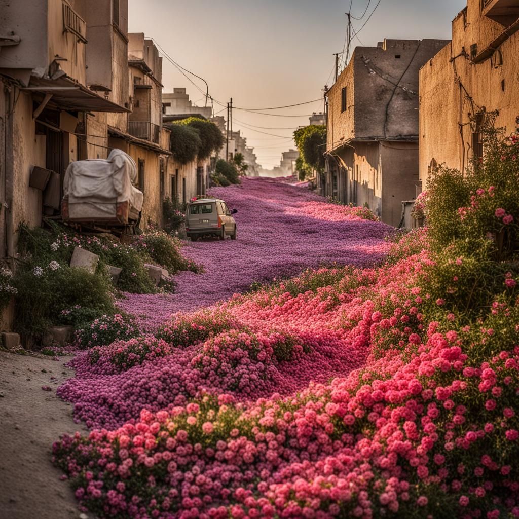 Flowers Bloom Amidst War in Gaza