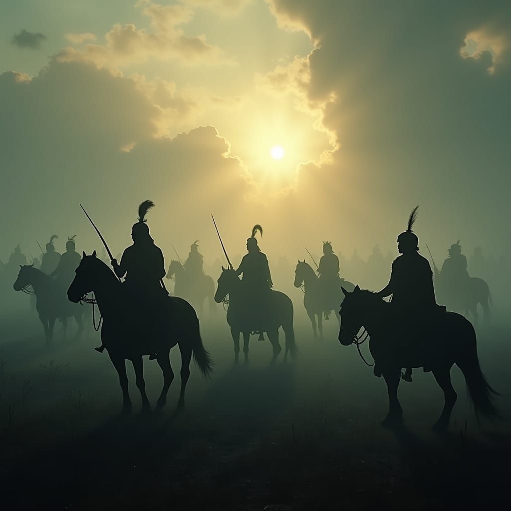 Epic Ancient Indian Battlefield in Cinematic Style