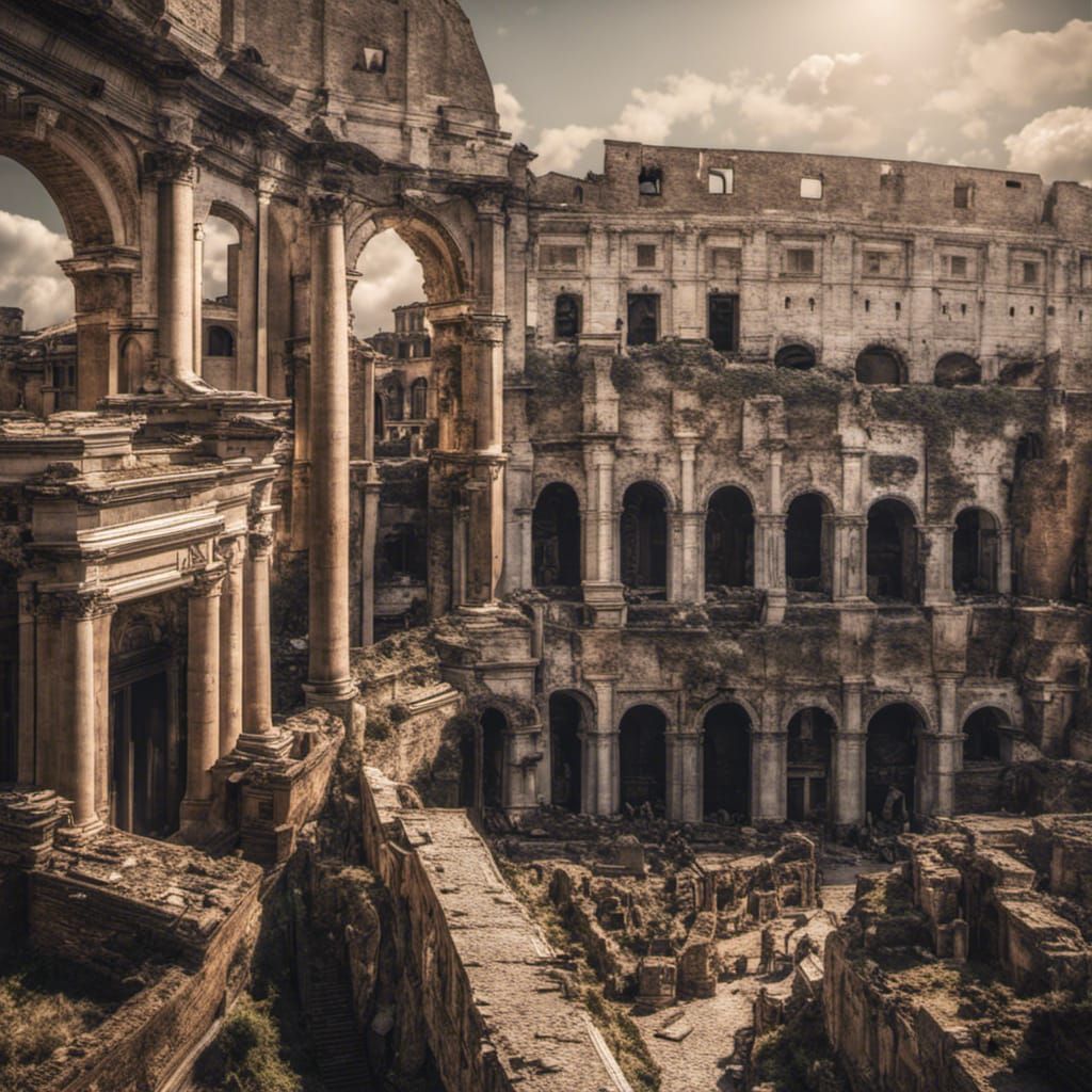 Hyperrealistic Ancient Rome in Cinematic HDR