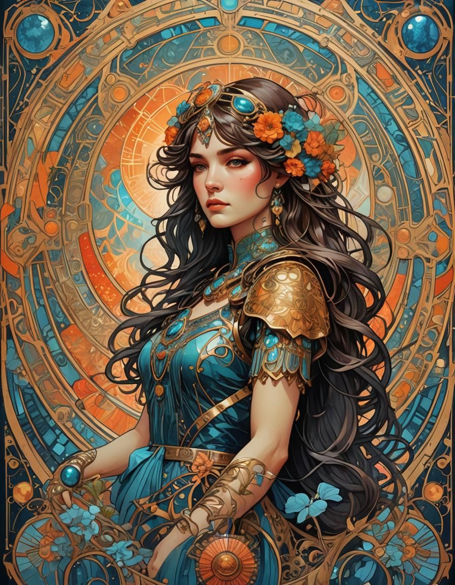 Art Deco Gemini Capsule Movie Poster