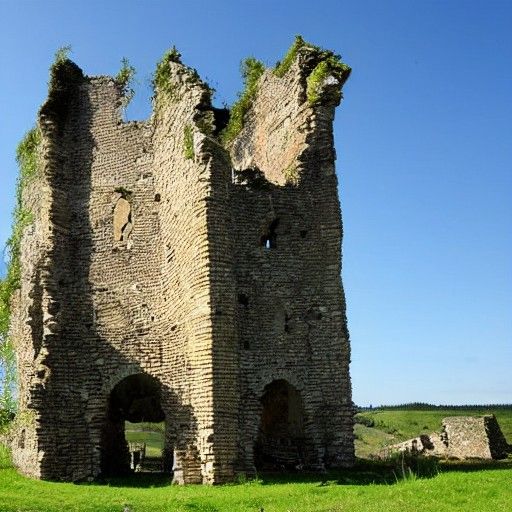 Medieval Castle Ruins: A Historical Landscape