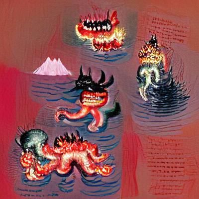 syllabically splits chimeiwangliang into four types of demons, "the injurious things, and the hill-sprites, monstrous th...