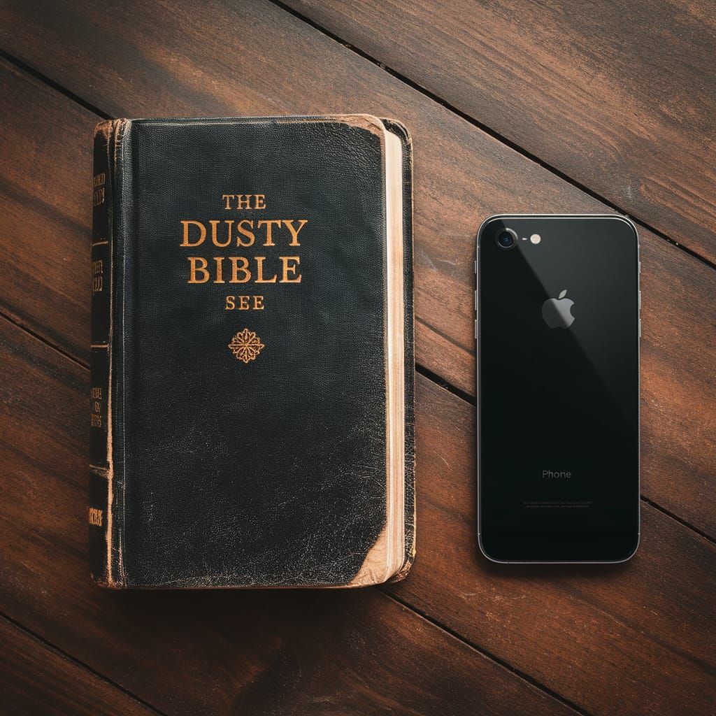 Dusty Bible and iPhone: Faith vs Technology