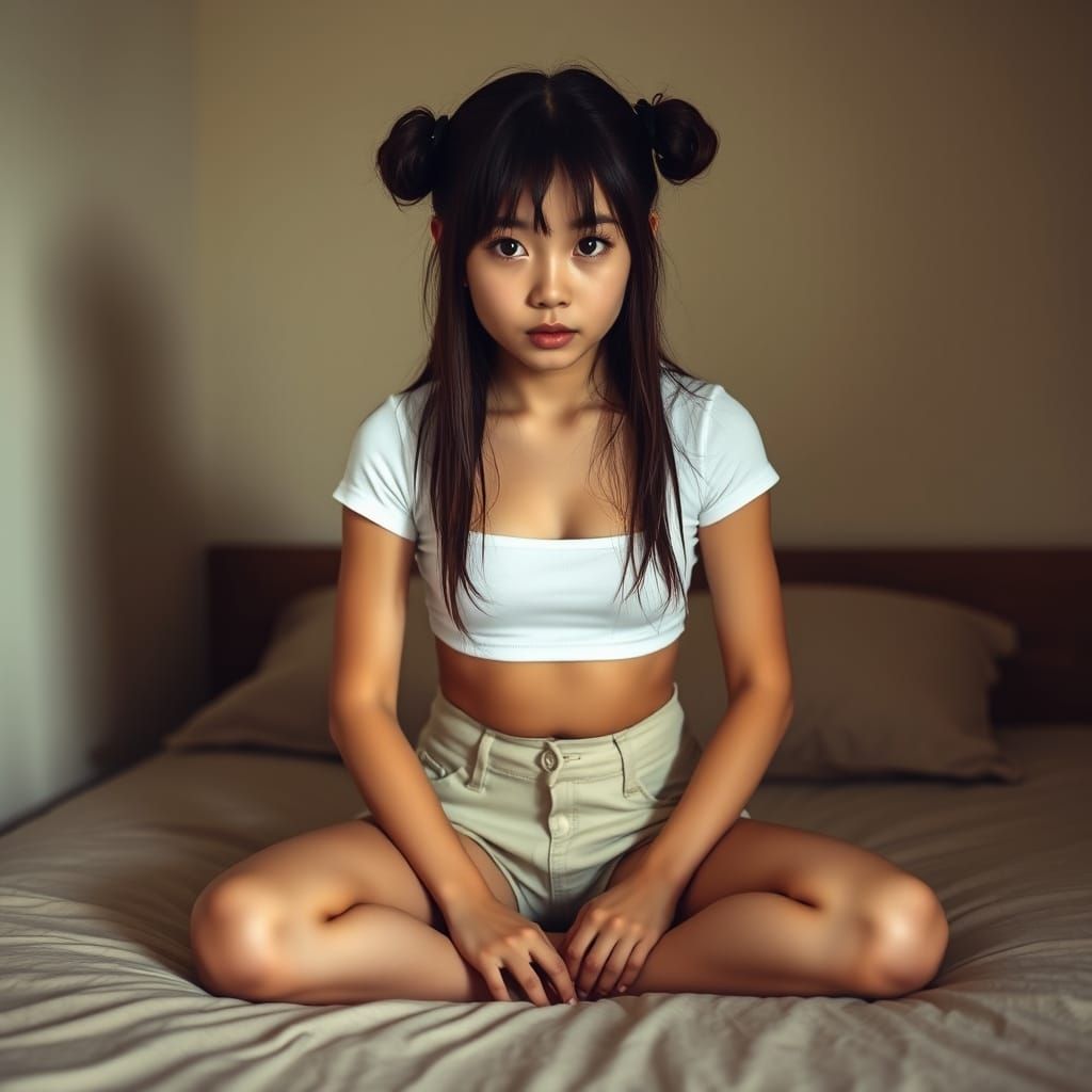 Vulnerable Beauty in Soft Focus