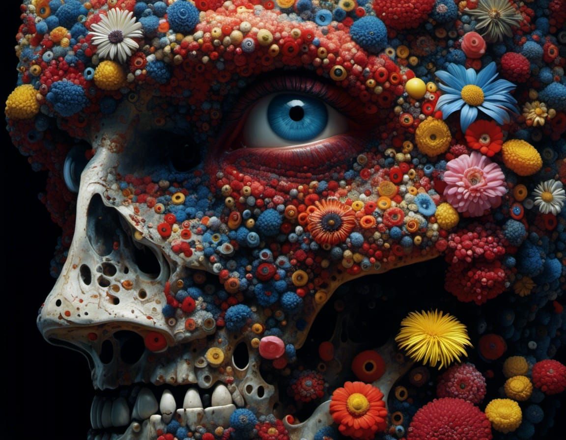 Floral Skull