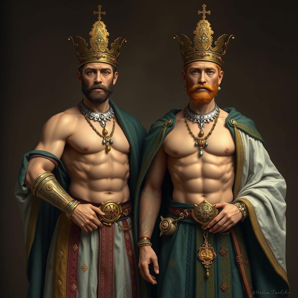 Thai Princes in 16th Century Style