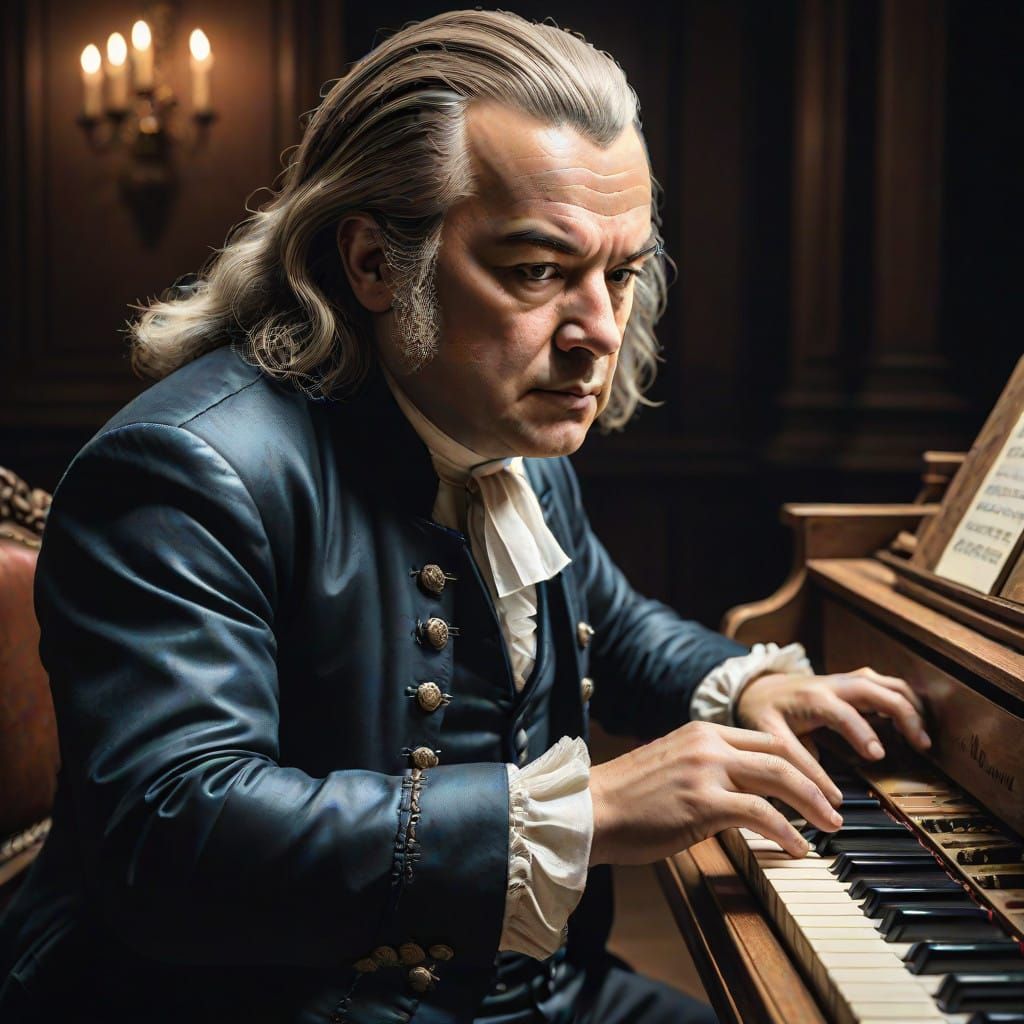 Baroque Master Composes the Well-Tempered Clavier in Intense...