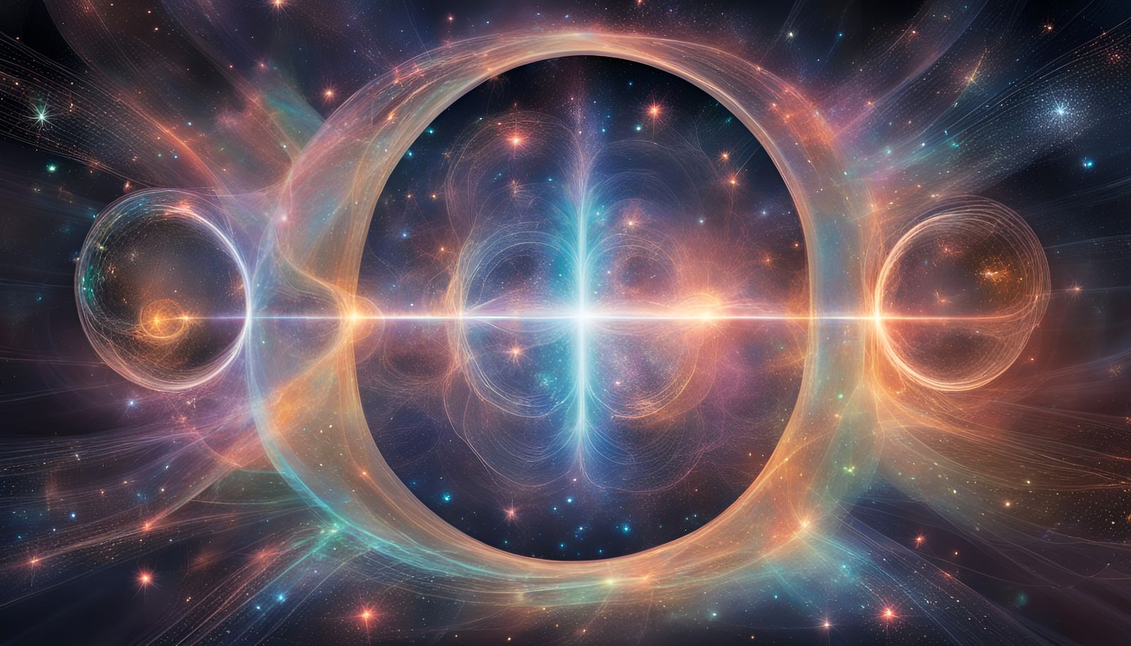 Abstract Holographic Universe Conceptual Art